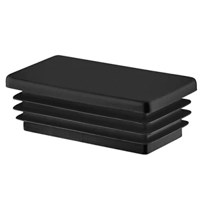 Afbeelding van Stop voor rechthoekige buis, dop 80x60 mm, zwart, 10 stuks. Plastic eindkappen 8x6 cm EMFA®.