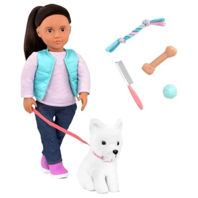 Afbeelding van Our Generation BD31243C1Z pop met hond cassie