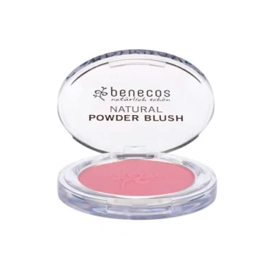 Afbeelding van benecos B09117 natuurlijke cosmetica poederblush geperst met biologische ricinusolie kaasjeskruid roos,5,5 g (1 pak),Mellow rose