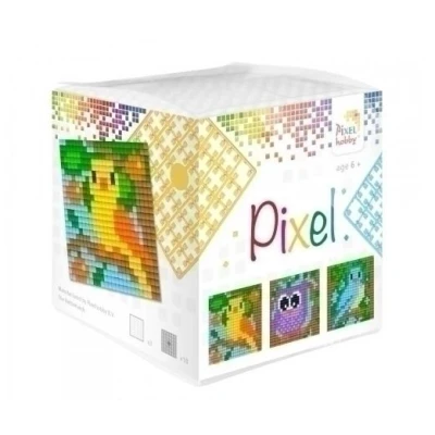 Afbeelding van Pixel kubus vogels 29008