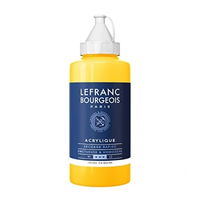 Afbeelding van Lefranc Bourgeois Acryl fijne fles, 750 ml, primair geel