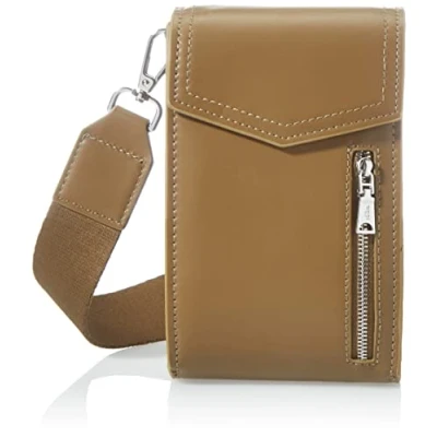 Afbeelding van s.Oliver Schoudertas mobiele telefoon Mobile Phone Bag Brown Olijfgroen