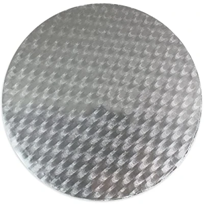 Afbeelding van PME CBR839 taartstandaard, rond, kunststof, zilverkleurig, 15 x 1,1 cm