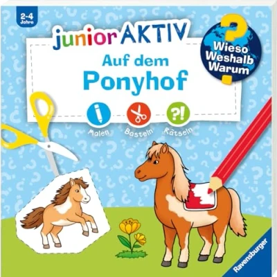 Afbeelding van Wieso? Weshalb? Warum? junior AKTIV: Auf dem Ponyhof