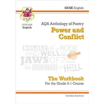 Afbeelding van New GCSE English Literature AQA Poetry Workbook: Power &amp; Conflict Anthology (Includes Answers)