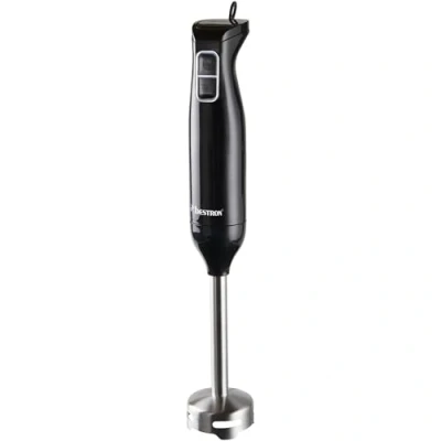 Afbeelding van Bestron Staafmixer, incl. 2 Snelheden &amp; ergonomisch Handgreep, afneembare Staaf, vatwassergeschickt, 250 Watt, ASM250Z, kleur: Zwart / rvs