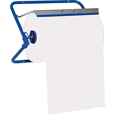 Afbeelding van AG 522 grappige wandhouder voor winkelhanddoeken, metaalblauw, rollen tot 40 cm breed