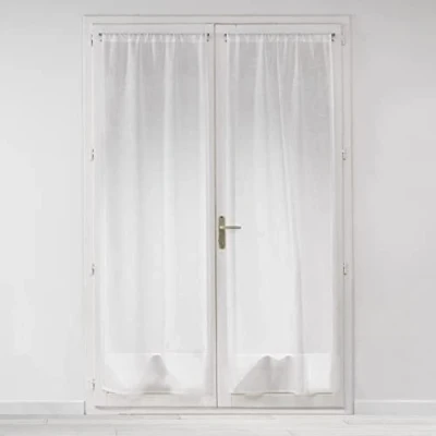 Afbeelding van Pluizige lusjesband, 2 x 70 200 cm, wit