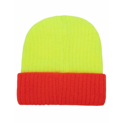 Afbeelding van Korntex Two Tone Beanie KX116 Yellow/Orange