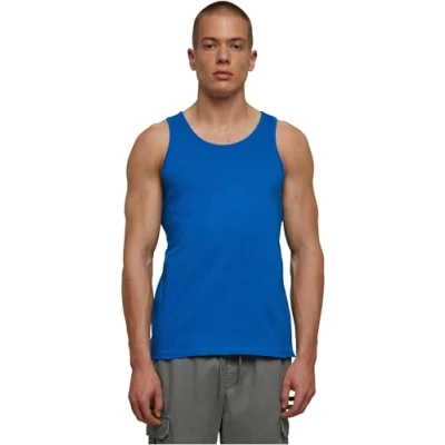 Afbeelding van Herentanktop &#039;Basic&#039; met ronde hals Cobalt Blue XL