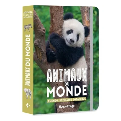 Afbeelding van ANIMAUX DU MONDE AGENDA SCOLAIRES 2024 2025