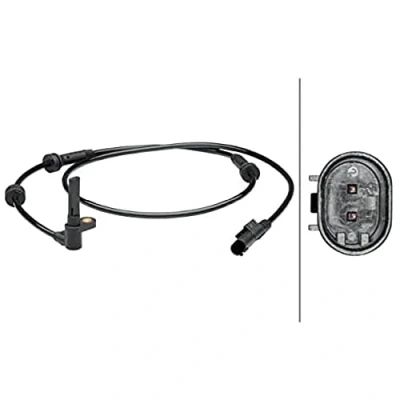 Afbeelding van HELLA 6PU 012 679 131 ABS sensor Vooras Actieve 2 FIAT: Punto II Hatchback