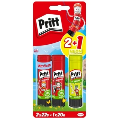 Image de Pritt Bâton de colle BTS 2021, multipack, 2x 22 g + 1x 20