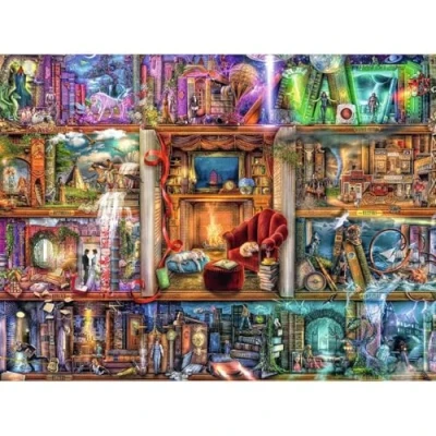 Afbeelding van Ravensburger puzzel De grote bibliotheek Legpuzzel 1500 stukjes