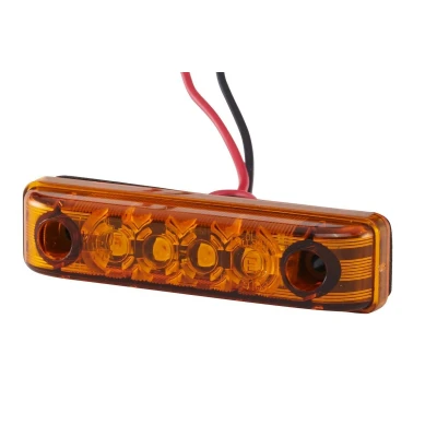 Afbeelding van Zijmarkerl led 12V 4 leds kabel 150mm 2PS 357 010 001