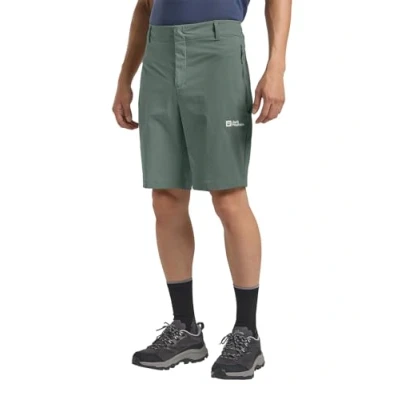 Afbeelding van Jack Wolfskin Hikeout Outdoorshorts, Heren, Maat: 48, Slate green