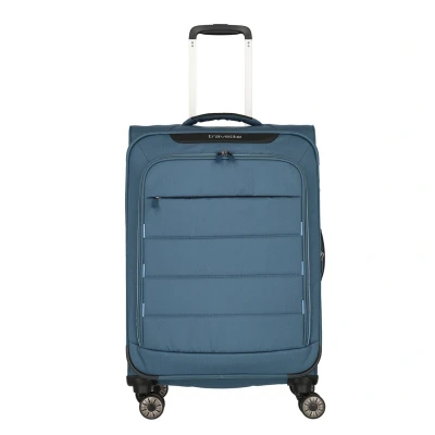 Afbeelding van Travelite Skaii 4 Wheel Trolley M Expandable blue