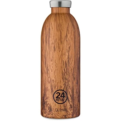 Afbeelding van 24Bottles Thermosfles Clima Bottle Sequoia Wood 850 ml