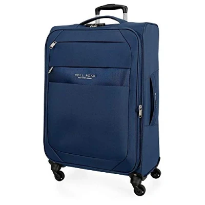 Afbeelding van Roll Road Royce handbagage koffer, Blauw, Middelgrote koffer
