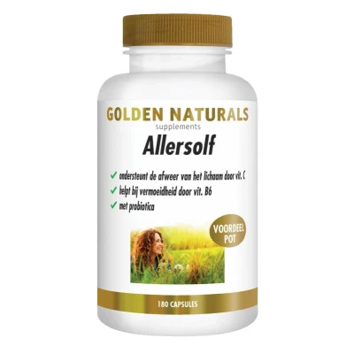 Afbeelding van Golden Naturals Allersolf Capsules 180CP