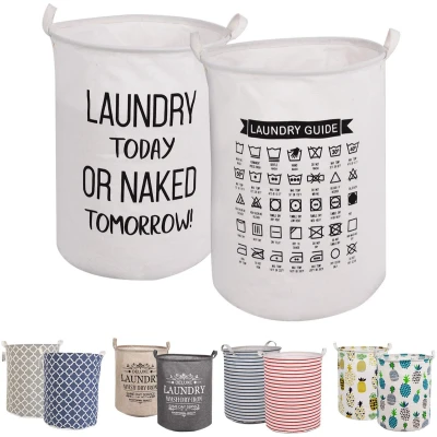 Afbeelding van LessMo 2 stuks 45 cm wasmand sorteerder opvouwbaar set van wasverzamelaars bespaart tijd bij het sorteren waszak wasmanden Laundry Baskets x 35 (wit, verdikt 47,7 &quot;/ medium)