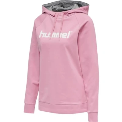 Afbeelding van hummel GO Cotton dames capuchontrui logo