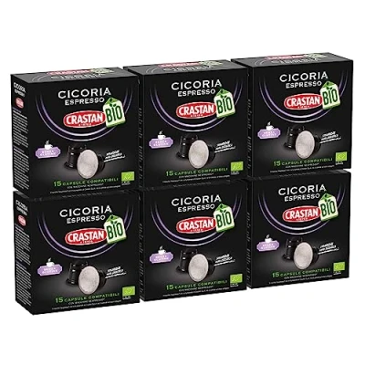 Afbeelding van Nespresso capsules koffie voor biologische landbouw, 6 verpakkingen met elk 15 [in totaal 90 capsules]