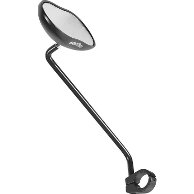 Afbeelding van Spiegel Ergotec M 88L lange arm 111 x 52 mm aluminium zwart gezandstraald