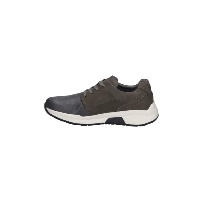 Afbeelding van Josef Seibel Sneakers laag, Heren, Maat: 43, Granit Leer en textiel
