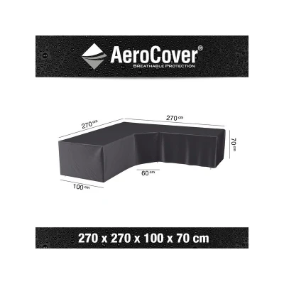 Afbeelding van Aerocover Loungesethoes L/Trapeze 270x270x100x70 Antraciet 70,00cm x 270,00cm 100,00cm