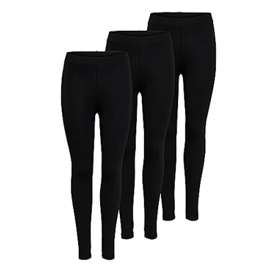 Afbeelding van ONLY Dameslegging 15131588, 3 x zwart.