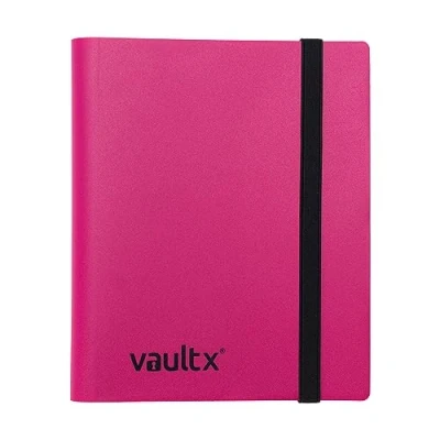 Afbeelding van Vault X Map verzamelalbum voor verzamelkaarten, kaartspellen, ruilkaarten 4 vakken 160 TCG (roze)