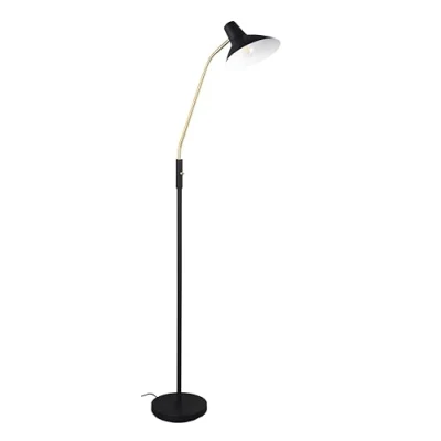 Afbeelding van TRIO TRAVELLER Vloerlamp Zwart goud excl. 1x E27 4W Flexibel