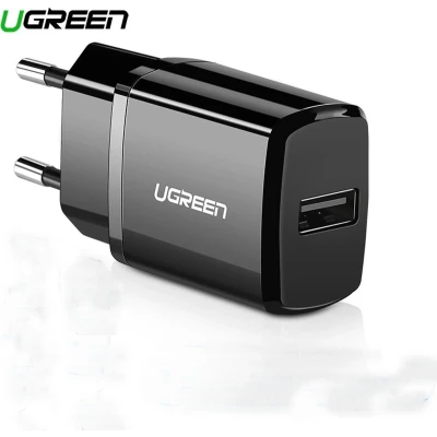 Afbeelding van UGREEN USB Oplader voor Telefoon of Tablet 5V 2.1A Zwart