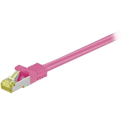 Image de goobay RJ 45 CAT7 0.5m câble de réseau Magenta 0,5 m S/FTP (S STP)