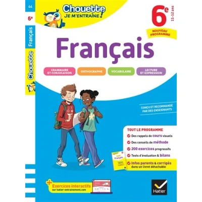 Image de Chouette Je m&#039;entraîne Français 6e Nouveau programme