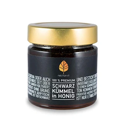 Afbeelding van nectarvit Nigella Sativa / Black Cumin), met hele zaden (1 glas (270 g))