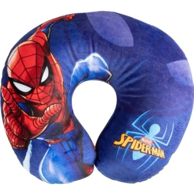 Afbeelding van Marvel Spiderman nekkussen voor reizen, van stof, heren, superhelden, kinderen