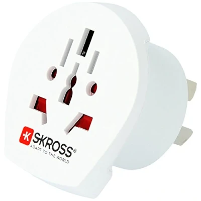 Afbeelding van SKROSS 1.500222 E World to Australia/China Reisadapter met Australische stekker Spanning en vermogen: 100V 1000W / 250V 2500W. Bescherming tegen elektrische schokken