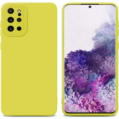 Afbeelding van Cadorabo Hoesje geschikt voor Samsung Galaxy S20 PLUS in Fluid GEEL Beschermhoes gemaakt van flexibel TPU silicone Cover Case