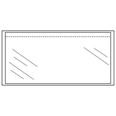 Image de Enveloppe de liste colisage non imprimée 225 x 165 mm A5 auto adhésive (1000 pièces)