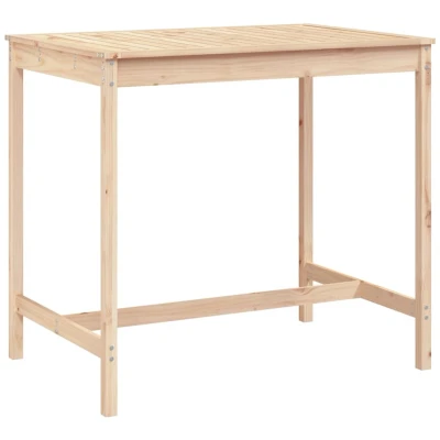 Afbeelding van Tuintafel 121x82,5x110 cm massief grenenhout