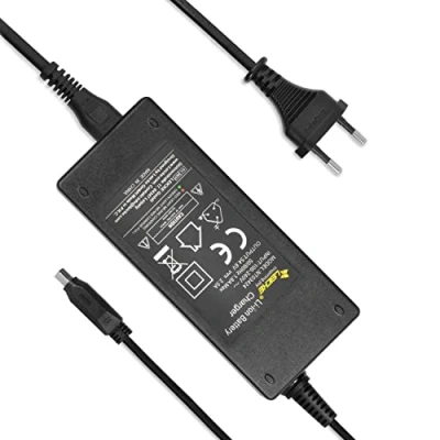 Afbeelding van LEICKE ULL 54,6 V 2 A oplader voor Fischer elektrische fiets, EurCon Can 3 pins Phylion, geschikt 48 accu van Viator, Terra 2.1 en Junior, Montis