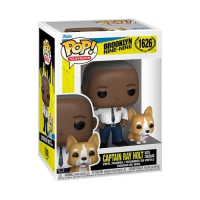 Image de Figurine Funko Pop &amp; Buddy Brooklyn Nine Cpt Holt w/Cheddar