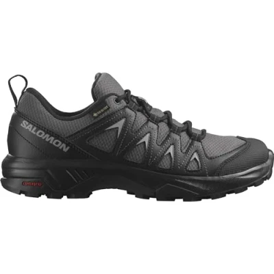 Afbeelding van Salomon X Braze GTX Outdoorschoenen, Dames, Maat: 43 1/3, Magnet/black Imitatieleer/ textiel