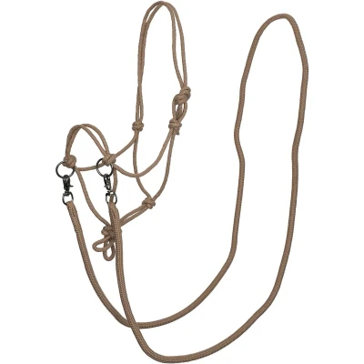 Afbeelding van Imperial Riding Rope Halter Ambient Touwhalster Cappuccino Maat Full
