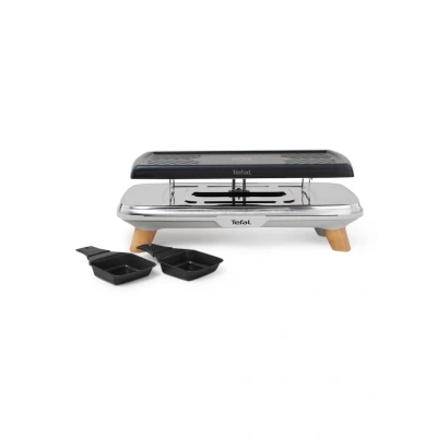 Afbeelding van Tefal Raclette Gourmet 3 In 1 Re610D Zilver
