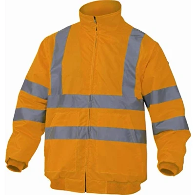 Afbeelding van Deltaplus 5426021 Reno Hv Panoply jacks, maat M, oranje raket