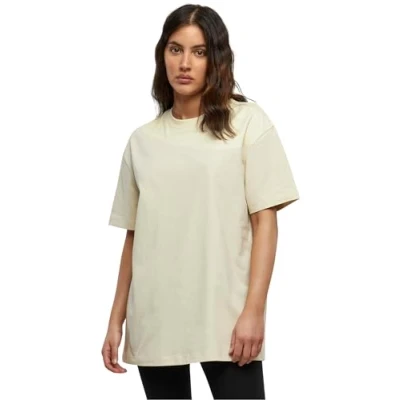 Afbeelding van Build Your Brand Oversized boyfriend T shirt voor dames, Zand