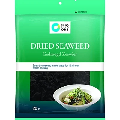 Afbeelding van CHUNG JUNG ONE Algen gedroogde algen, perfect voor verzameling/soep, premium kwaliteit uit Zuid Korea, 20 g, 1 stuk